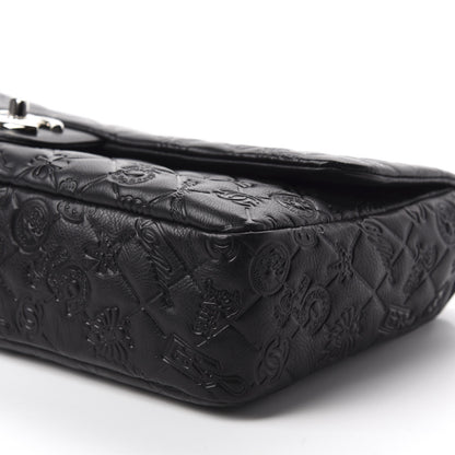 Chanel Calfskin Embossed Large Lucky Symbols Flap Black 7 of 11