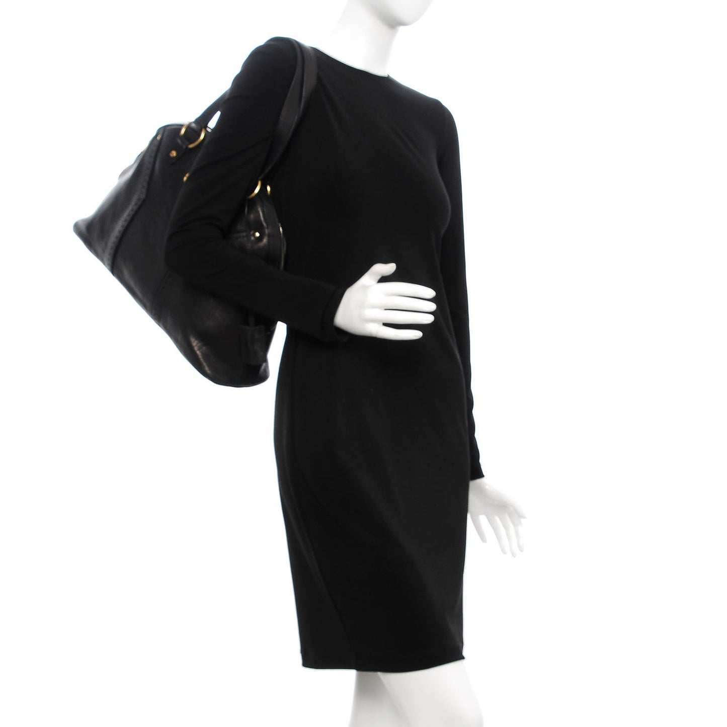 Calfskin Large Muse Black