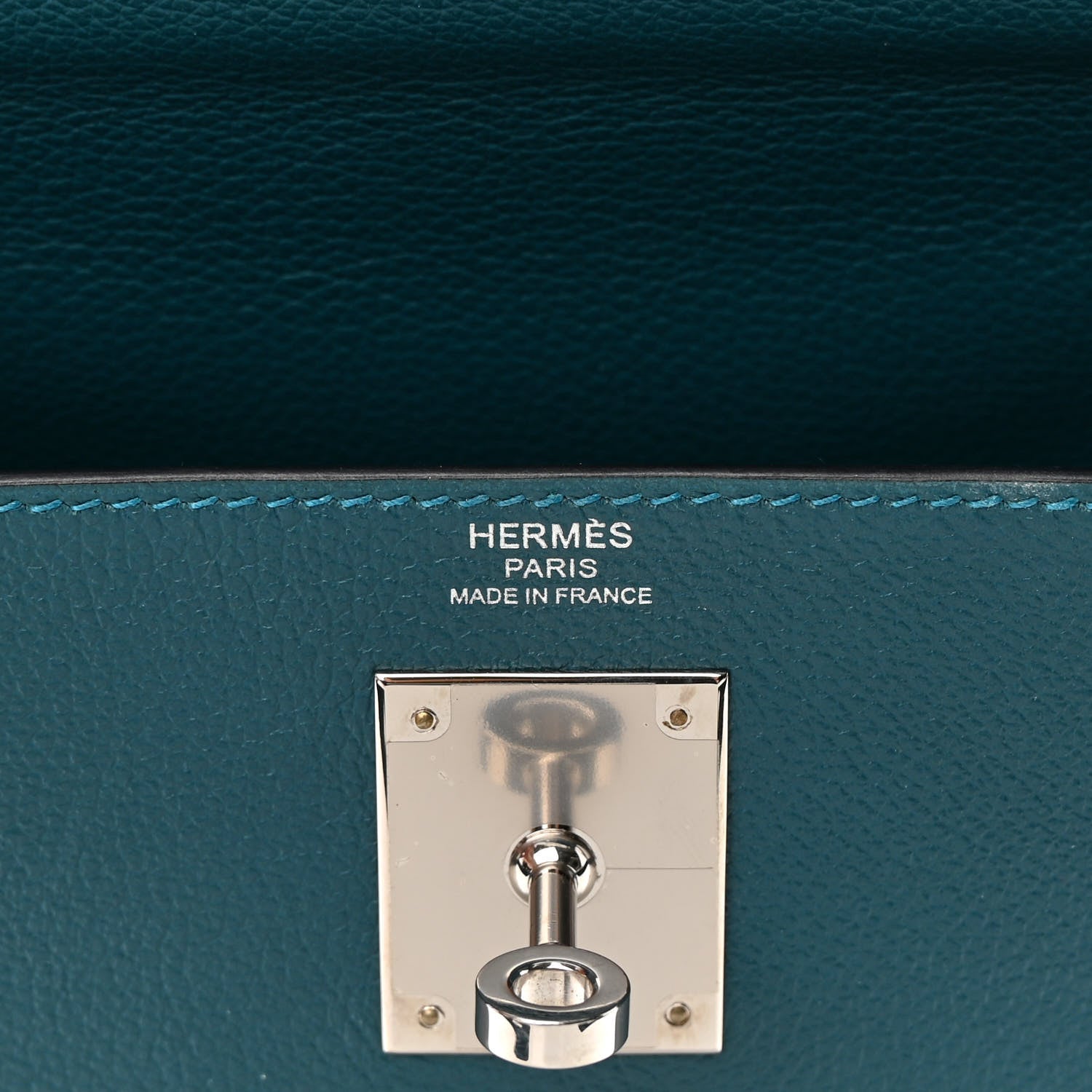 Hermes Evercolor Verso Kelly Retourne 28 Colvert Bleu Atoll 6 of 17
