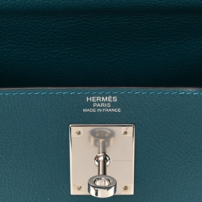 Hermes Evercolor Verso Kelly Retourne 28 Colvert Bleu Atoll 6 of 17