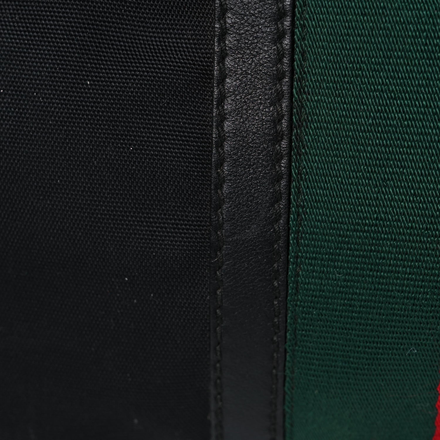 Gucci Canvas Web Viaggio Flight Bag Black 19 of 22