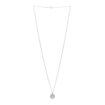 Tiffany 18K White Gold Diamond 12mm HardWear Ball Pendant Necklace 3 of 5