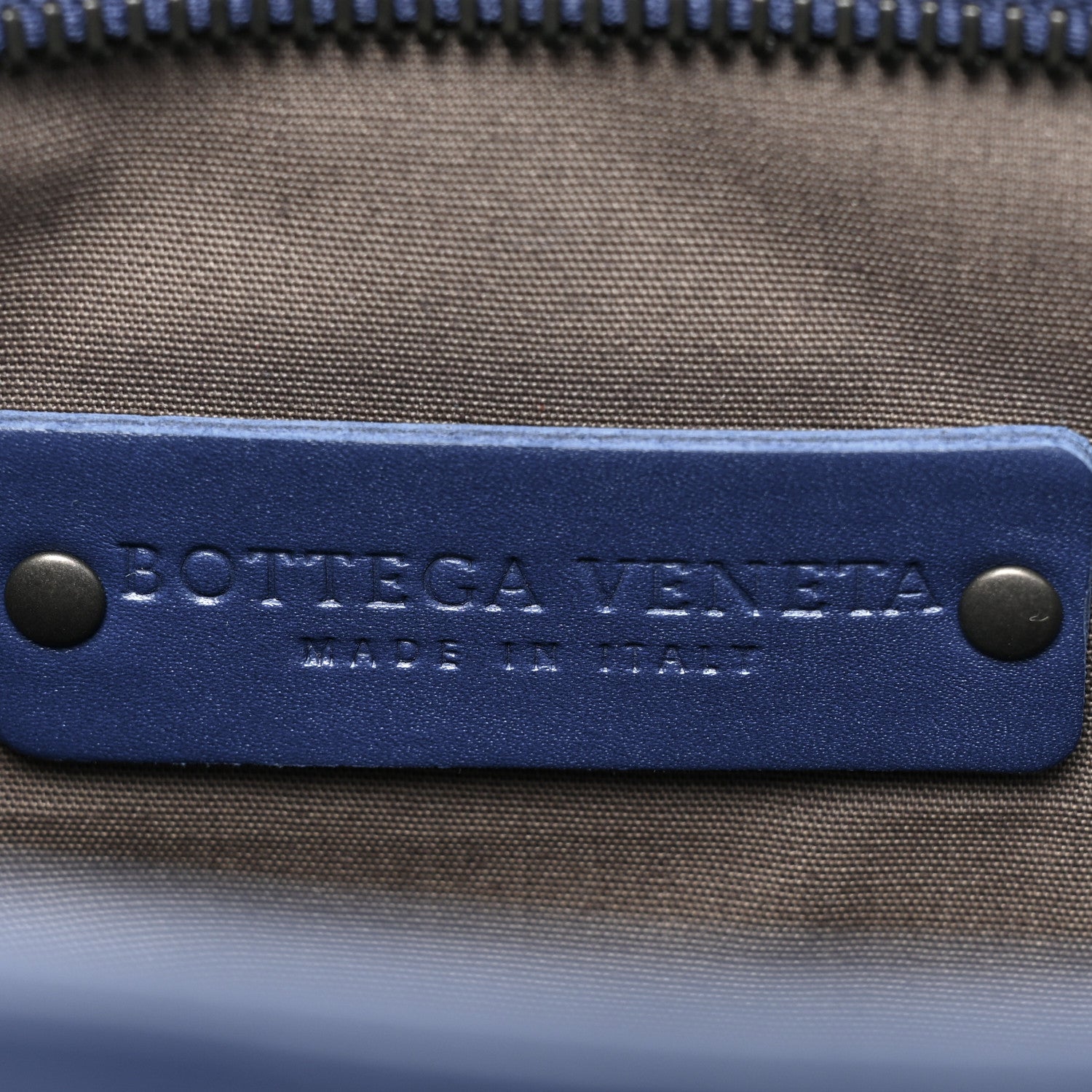 Bottega Veneta Nappa Intrecciato VN Crossbody Messenger Bag Navy 6 of 9