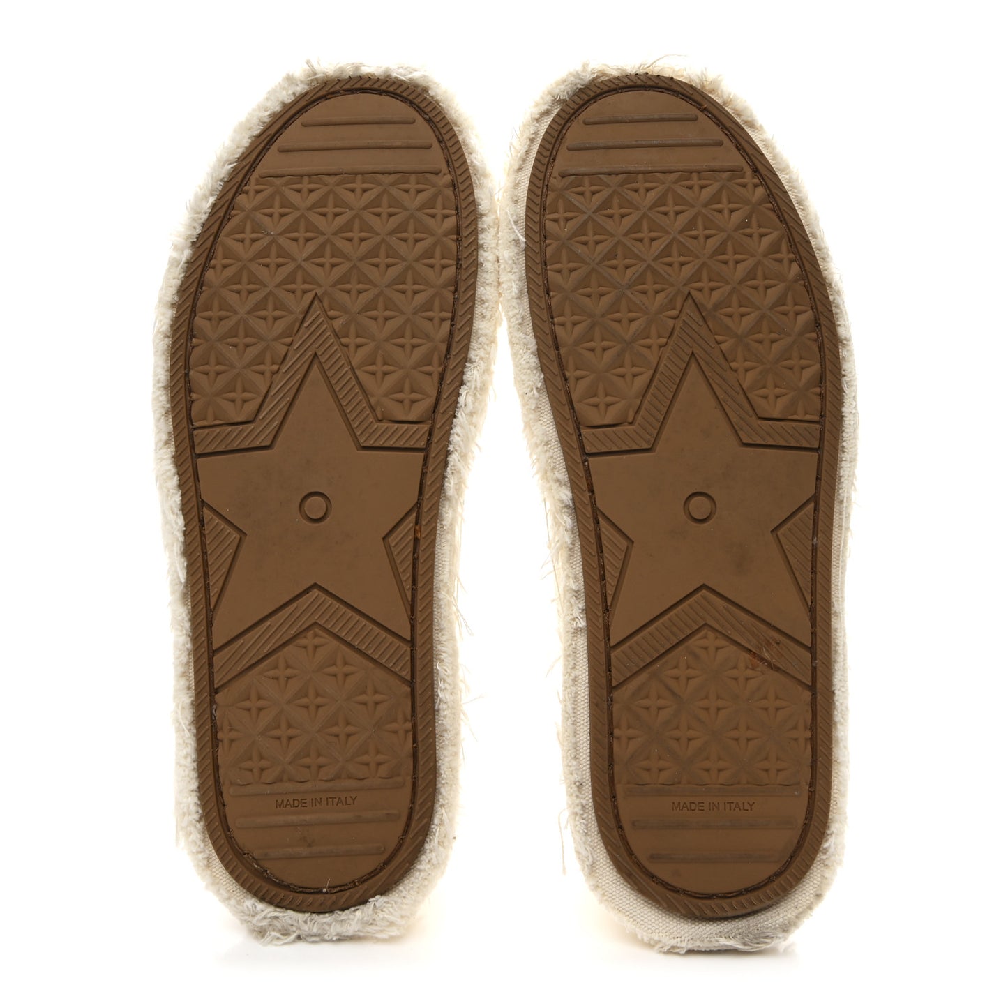 Frayed Canvas Embroidered Logo D-Blaze Sneakers 37 Ecru