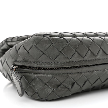 Bottega Veneta Nappa Intrecciato Small Chain Crossbody Light Grey 10 of 11