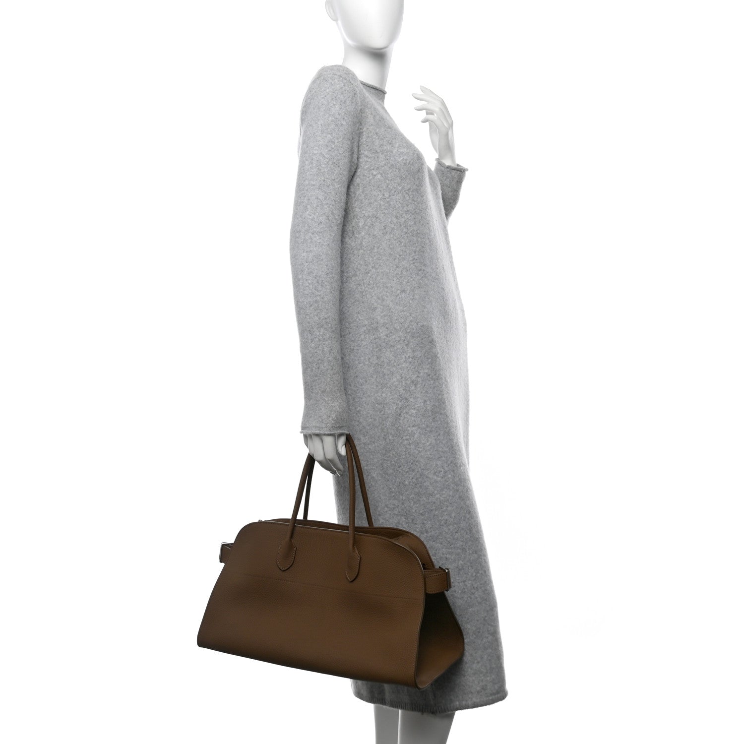 The Row Grained Calfskin EW Margaux Chevre 2 of 9