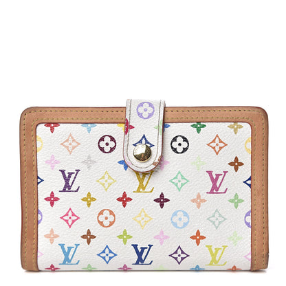 Louis Vuitton Monogram Multicolor French Purse Wallet White 1 of 11