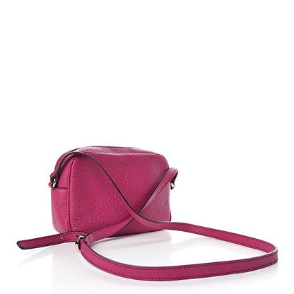 Gucci Pebbled Calfskin Small Soho Disco Bag Bright Bougainvillea 3 of 12