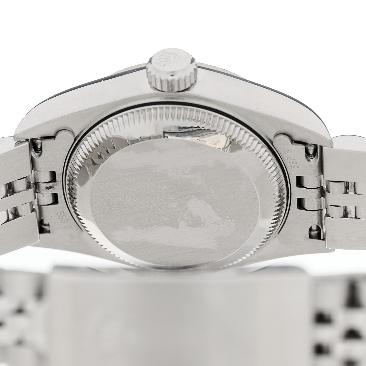 Rolex Stainless Steel 18K White Gold 26mm Oyster Perpetual Datejust Watch Silver 79174 4 of 4