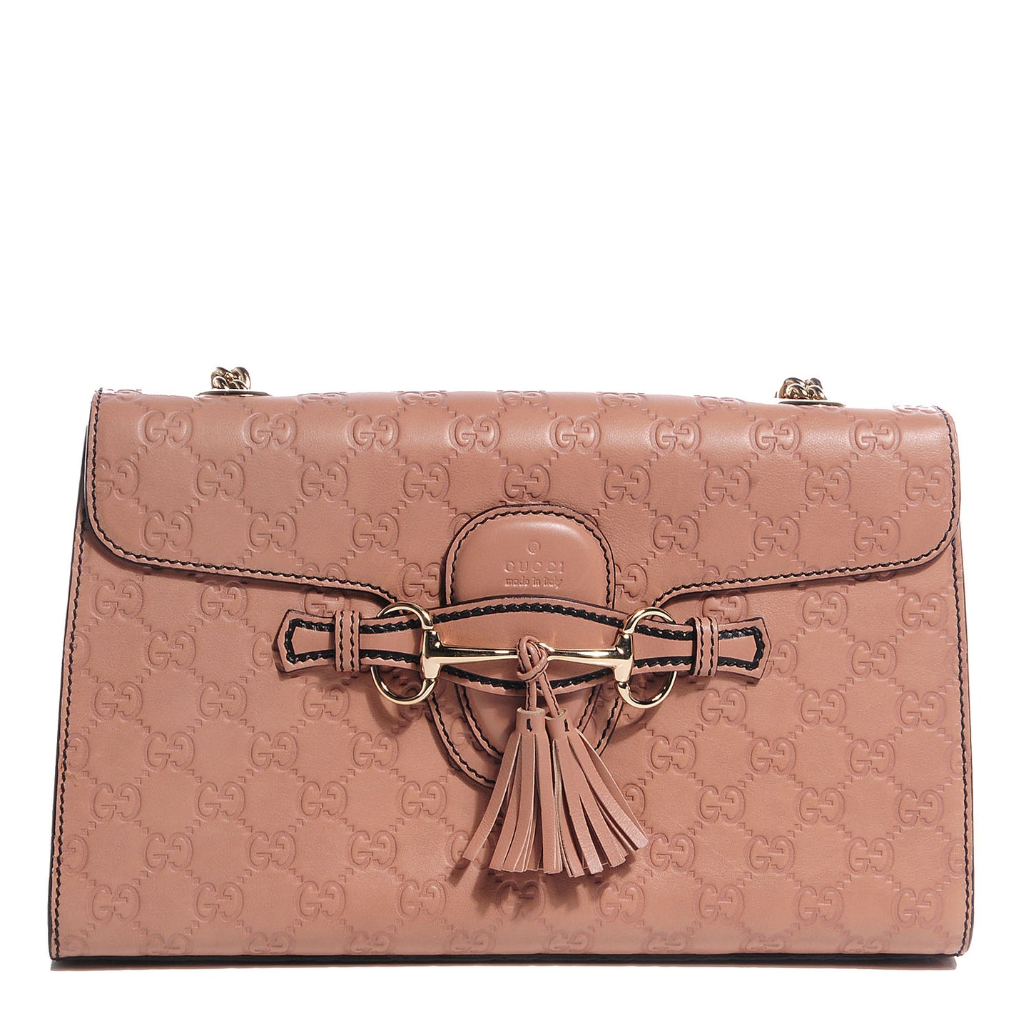 Guccissima Medium Emily Chain Shoulder Bag Camelia