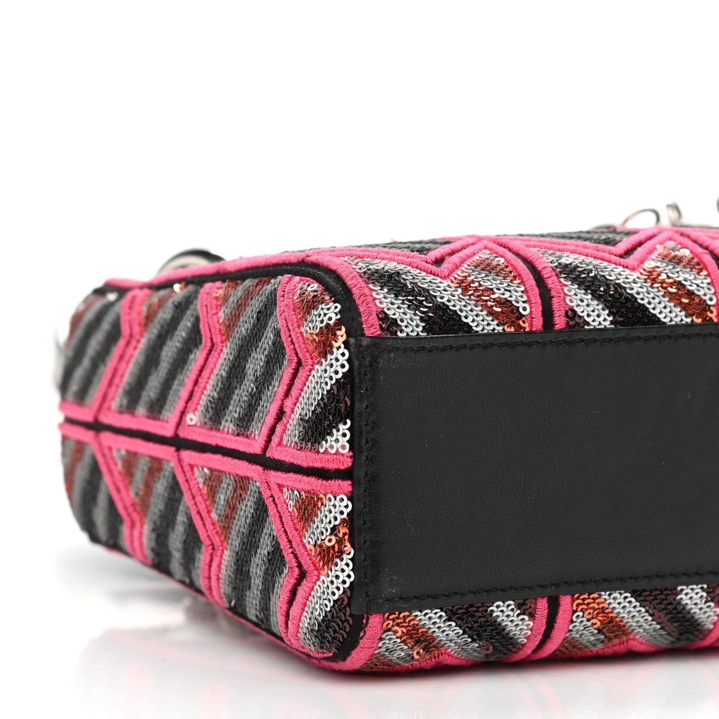 Patent Sequin Mini Lady Dior