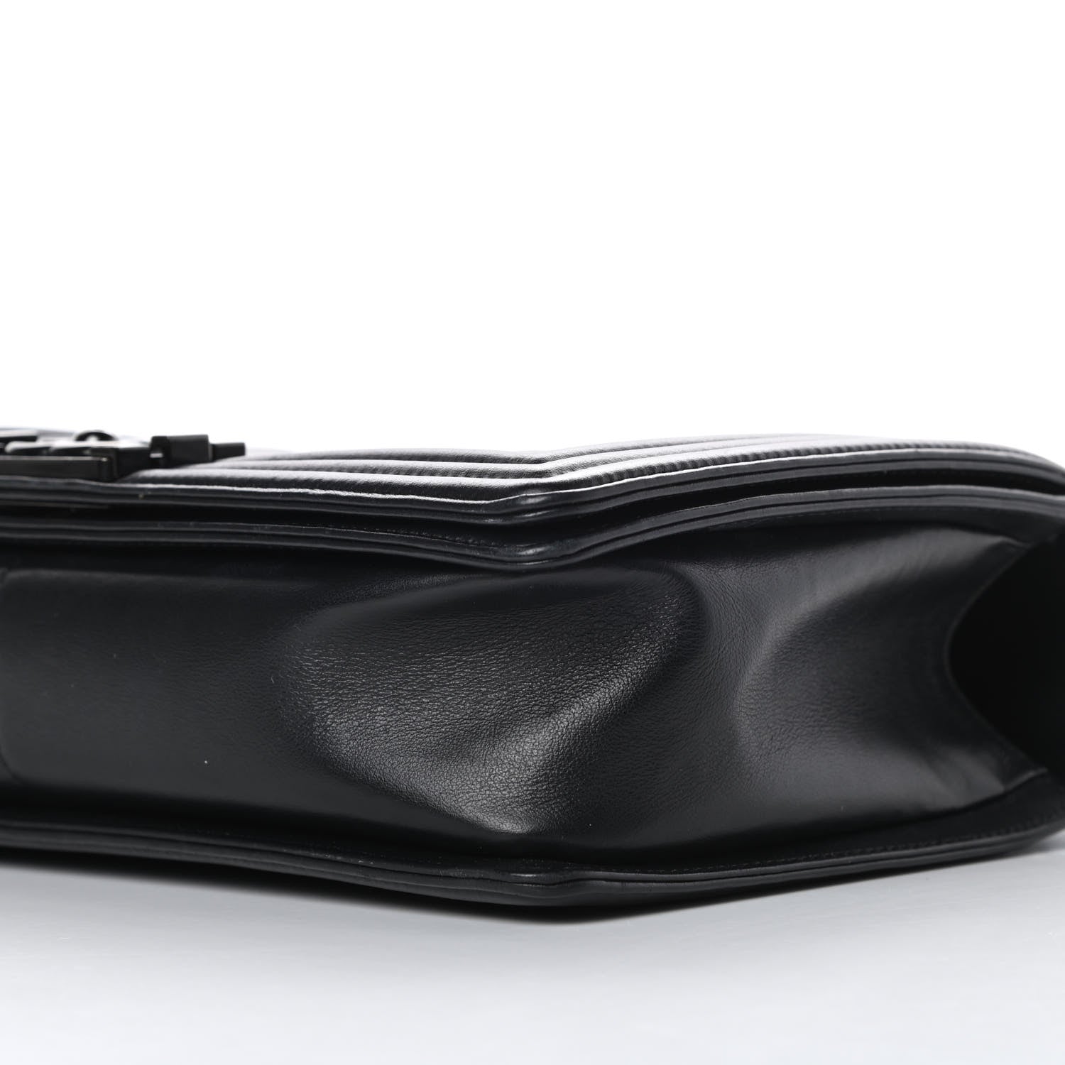 Chanel Calfskin Quilted New Medium Boy Flap So Black 10 of 13
