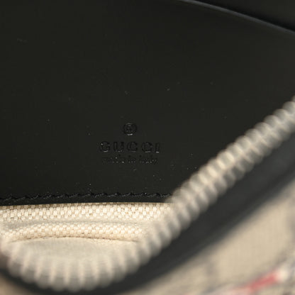 Gucci GG Supreme Monogram Kingsnake Zip Pouch Black 6 of 7