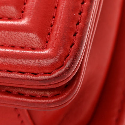 Chanel Galuchat Stingray Small Boy Flap Red 11 of 13