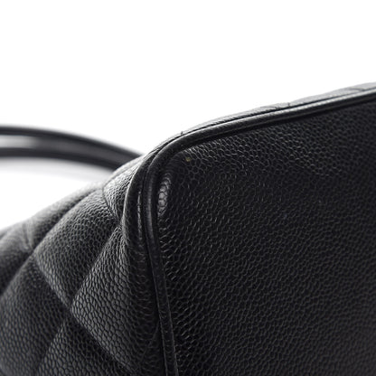 Chanel Caviar Quilted Medallion Tote Black 12 of 16
