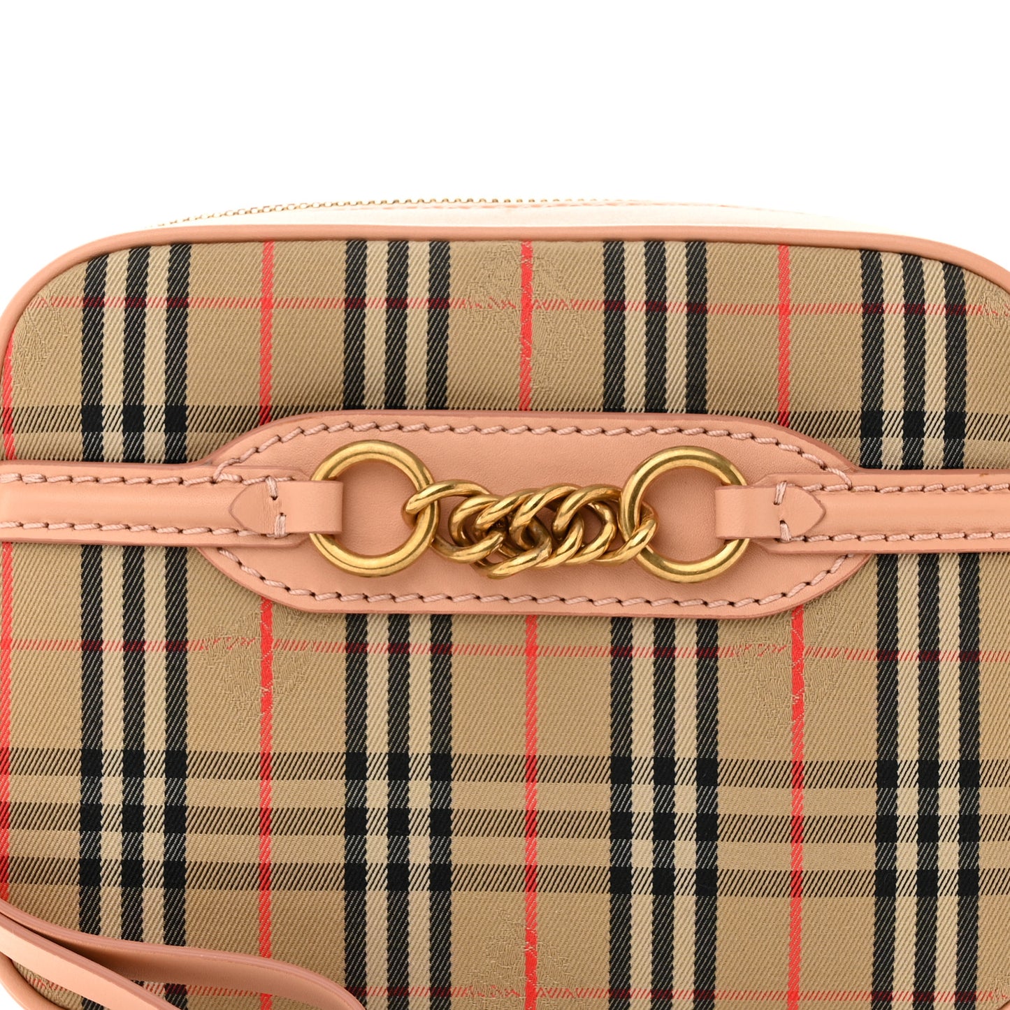 Smooth Calfskin 1983 Knight Check Link Bum Bag Pale Orchid
