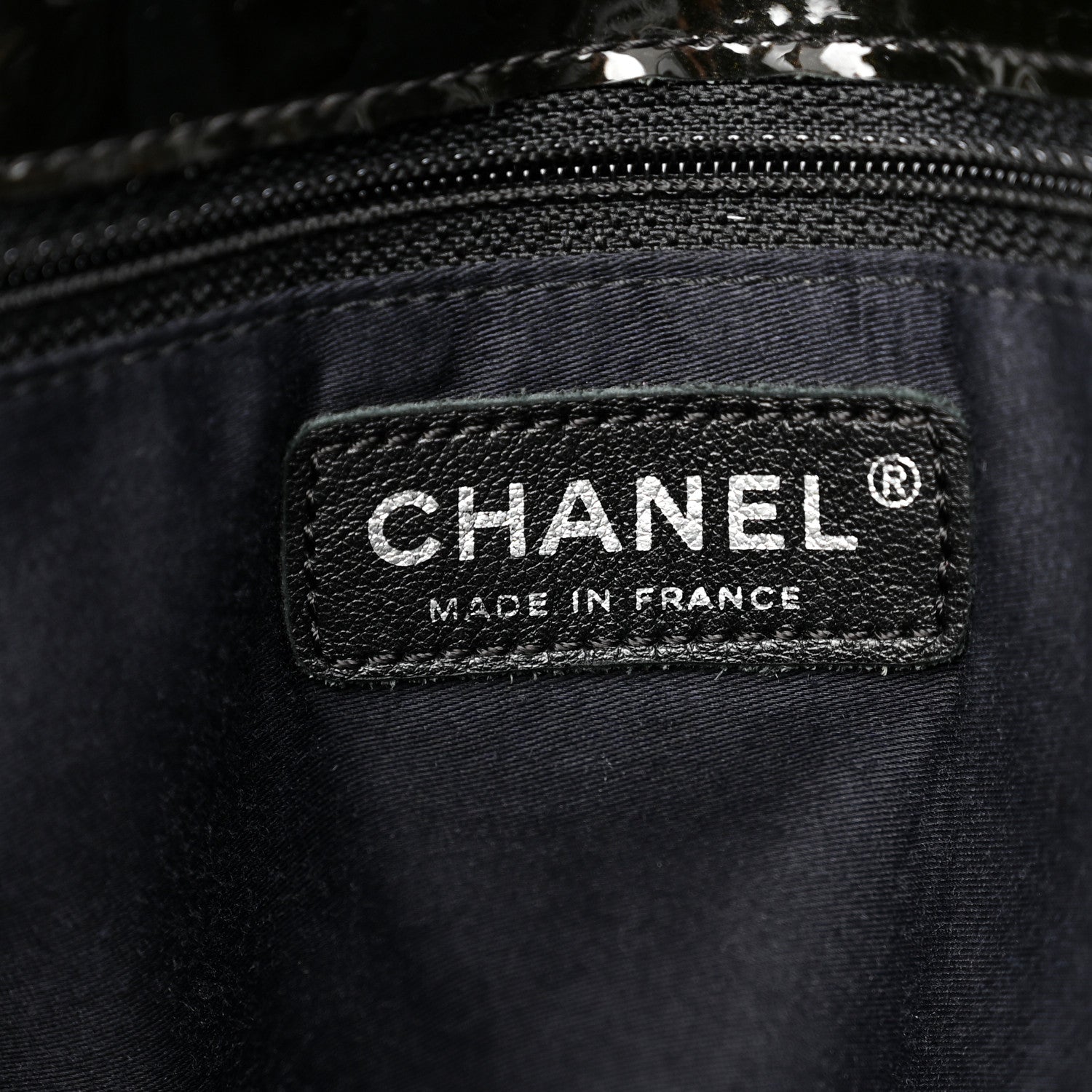 Chanel Patent Crystal Strass Bonbons Tote Black 6 of 14