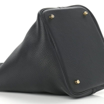 Hermes Taurillon Clemence Picotin Lock 22 MM Black 9 of 11
