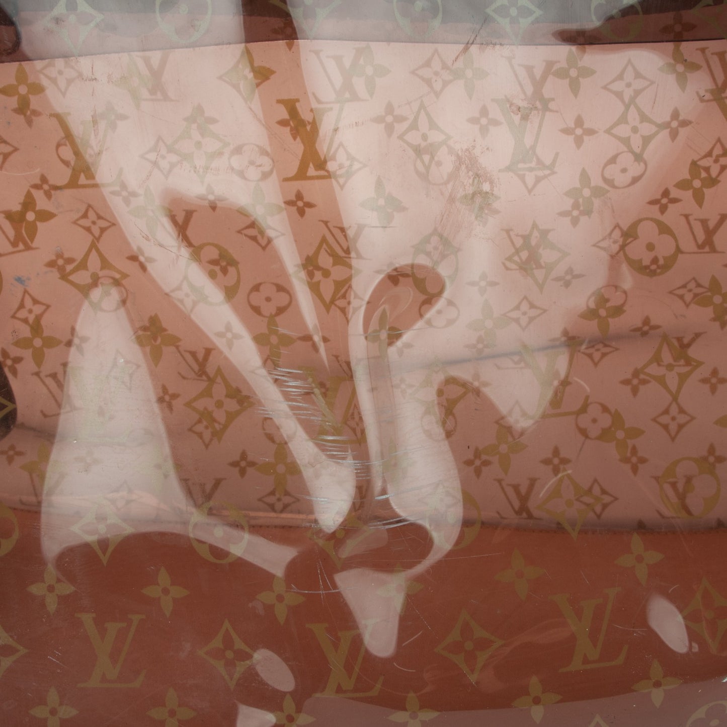 Vinyl Monogram Ambre Sac Cabas GM