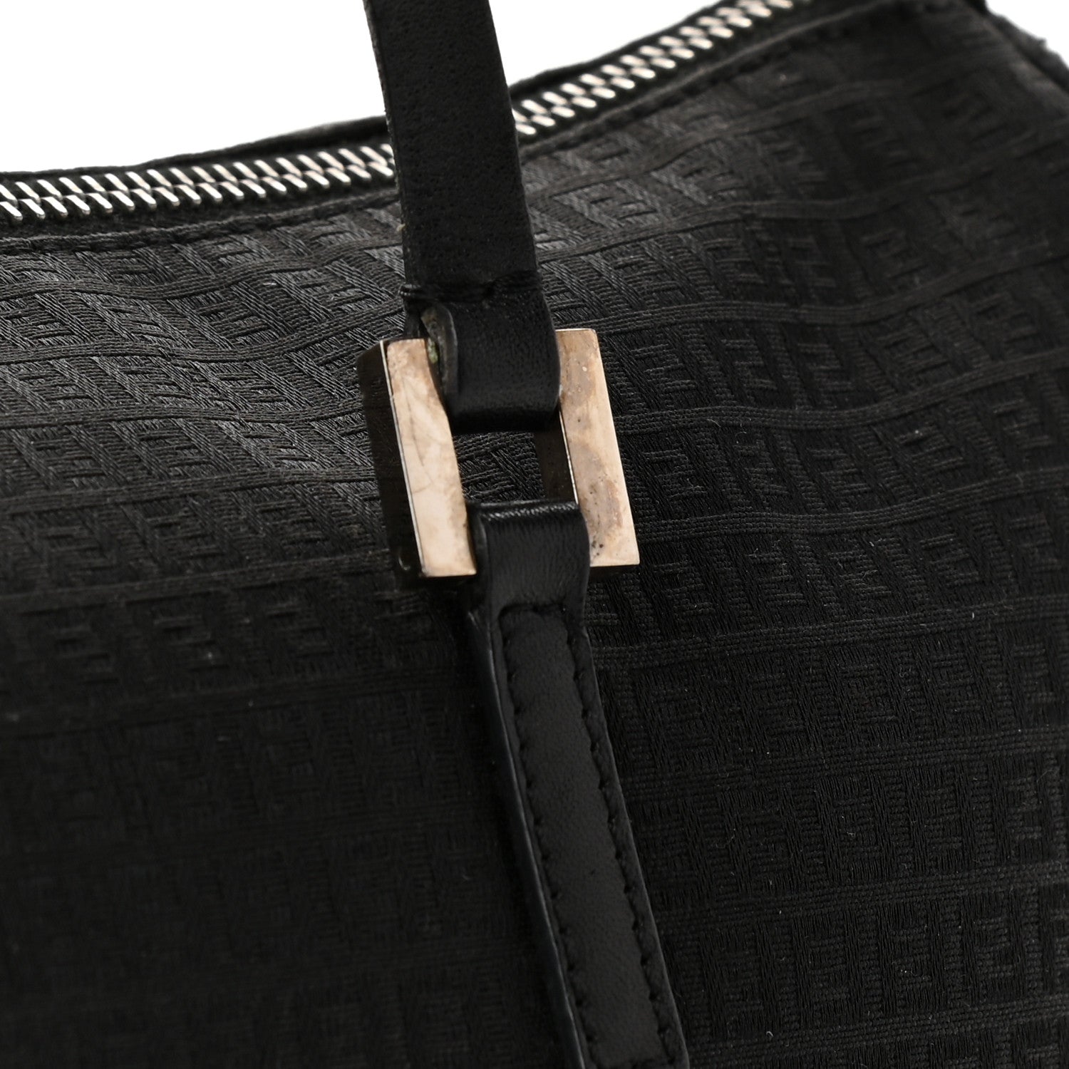 Fendi Zucchino Tote Black 12 of 19