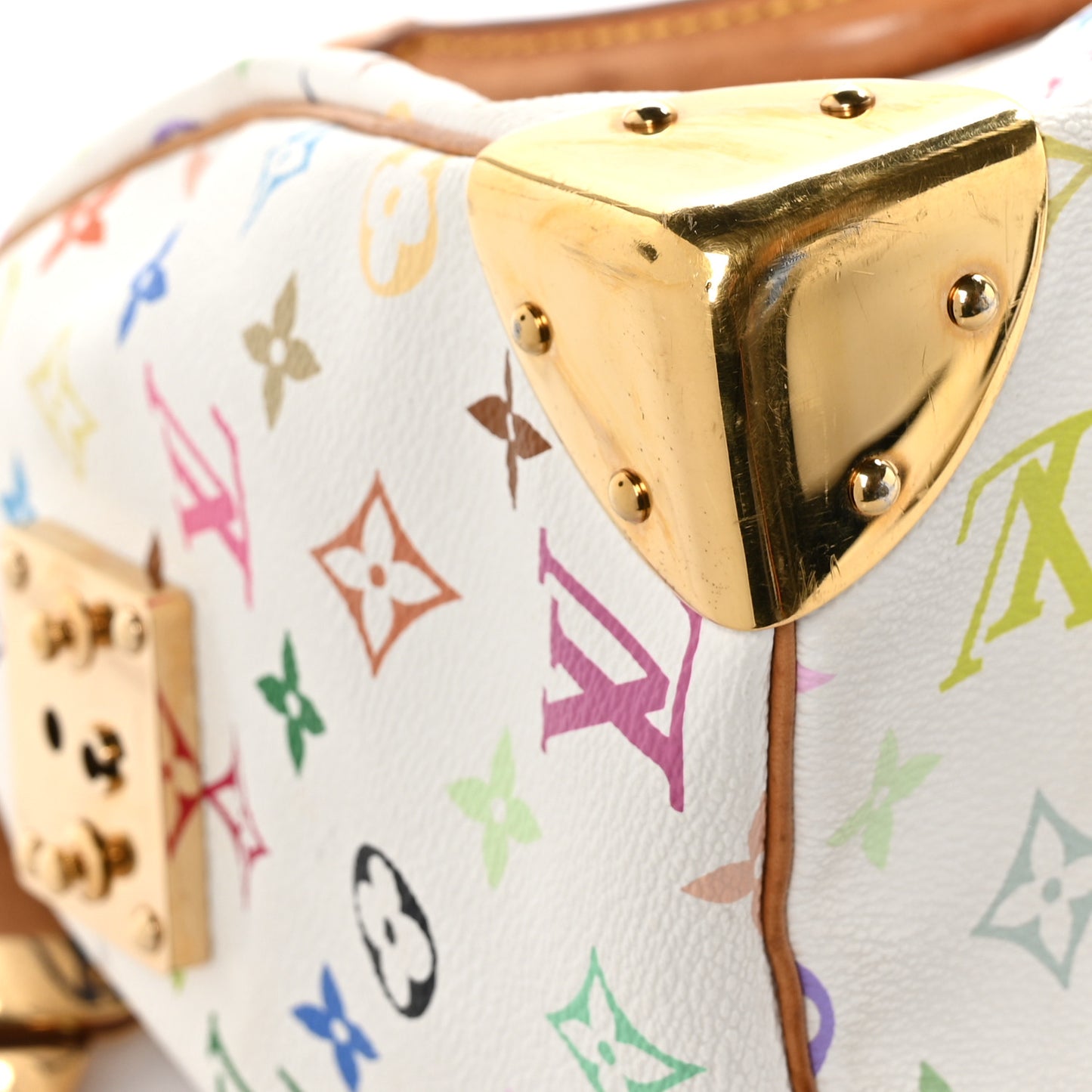 Monogram Multicolor Speedy 30 White