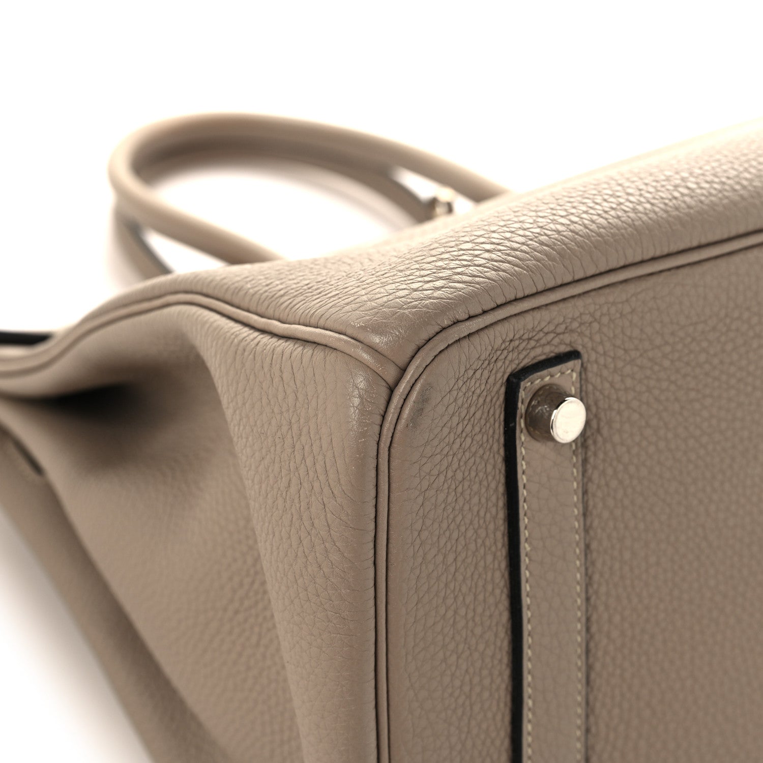 Hermes Togo BIRKIN 35 Gris Tourterelle 9 of 13
