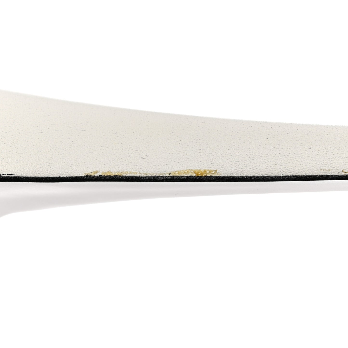 Calfskin Tribute 105 Platform Sandals 38 White Black