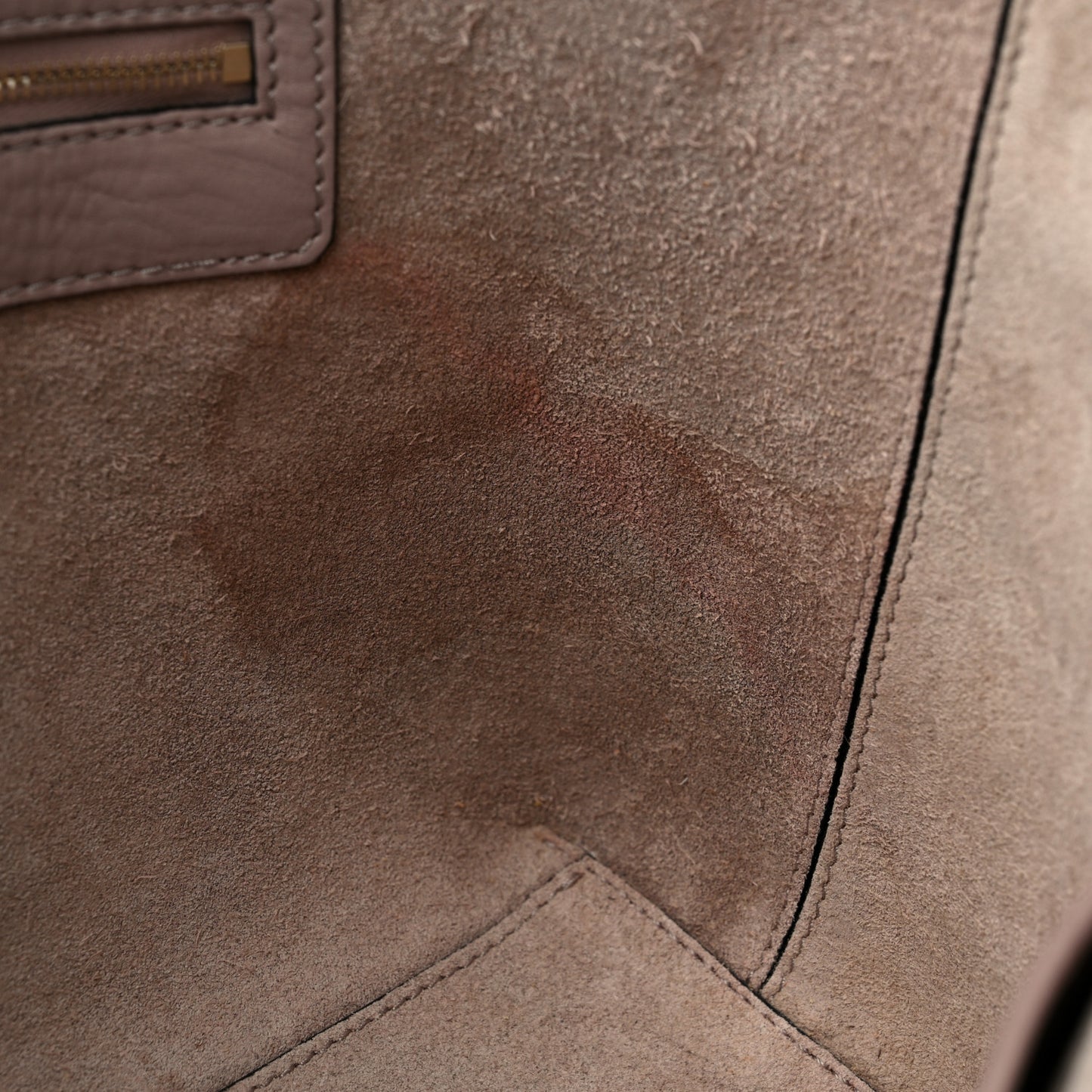 Grained Calfskin Small Rockstud Shoulder Tote Poudre