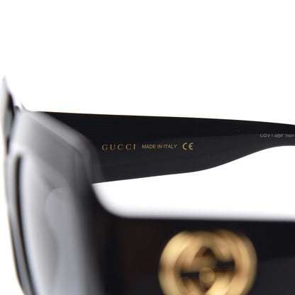 Gucci Acetate Square Frame Sunglasses GG0053S Black 6 of 7