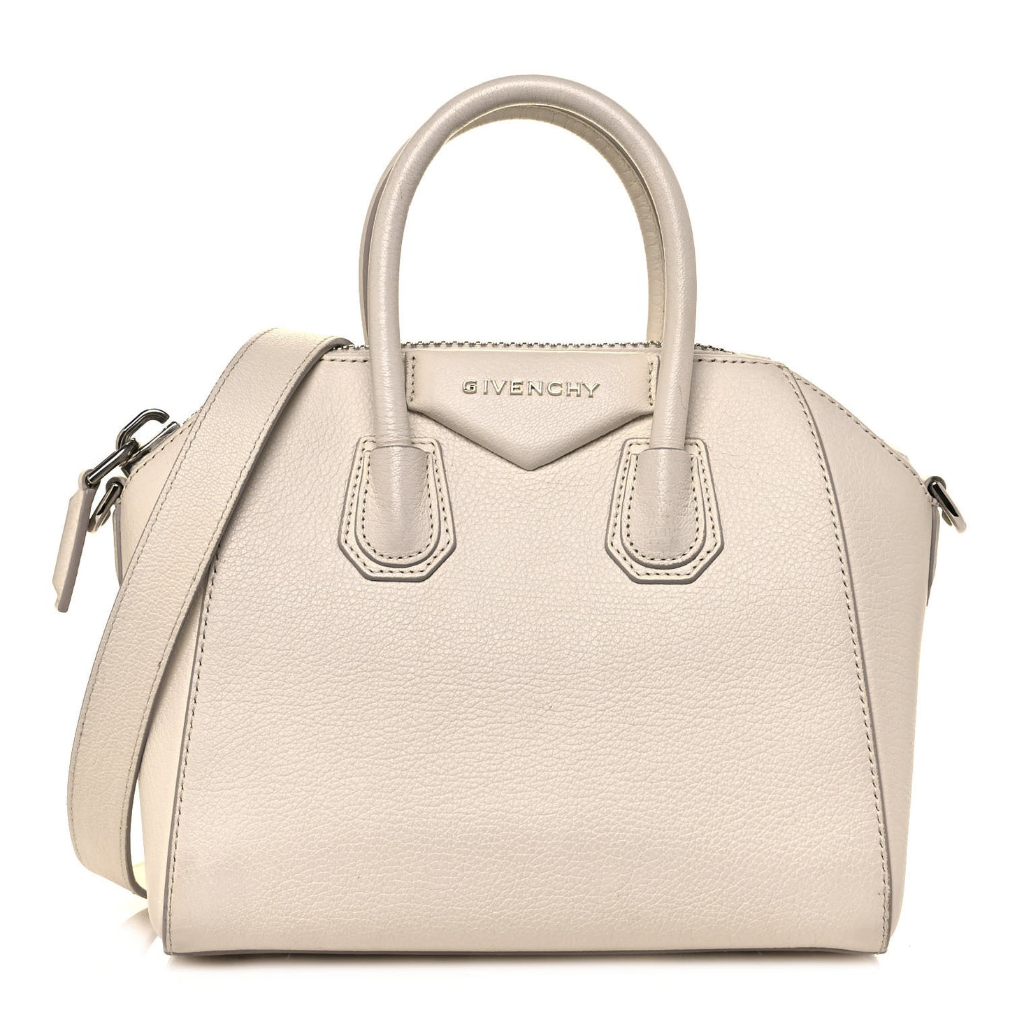 Sugar Goatskin Mini Antigona White