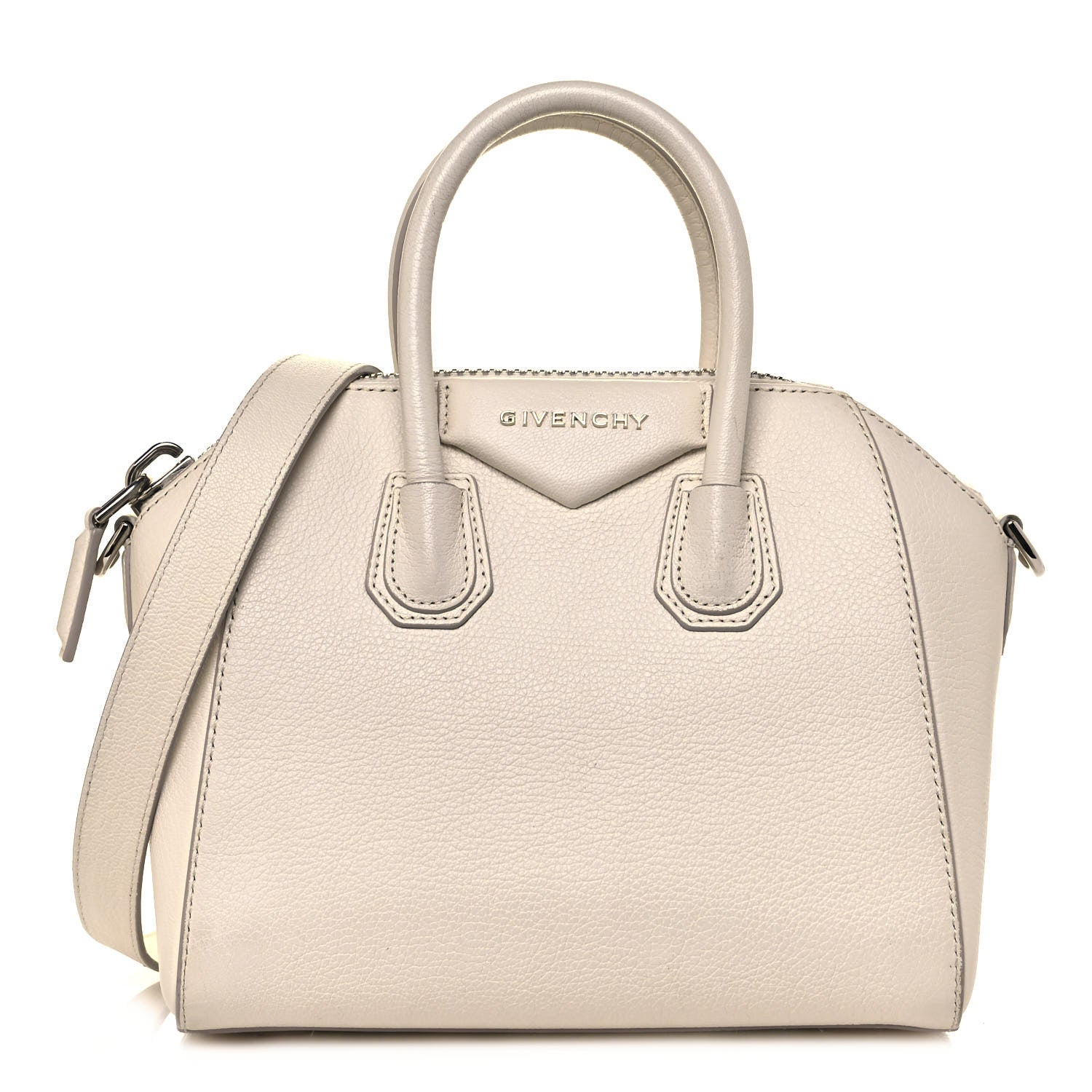 Givenchy Sugar Goatskin Mini Antigona White 1 of 12
