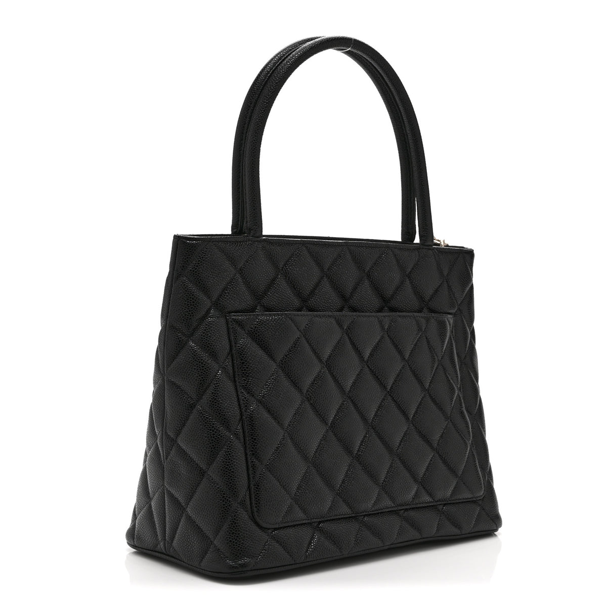 Chanel Caviar Quilted Medallion Tote Black 3 of 11