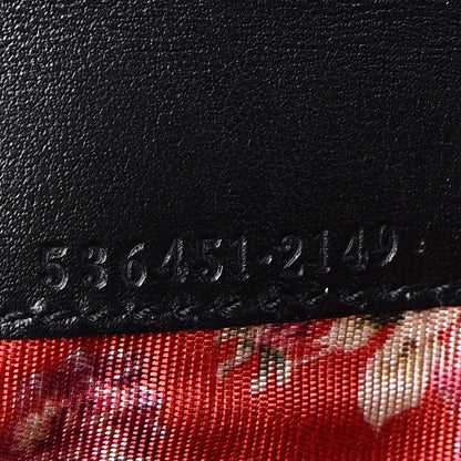 Gucci Calfskin Web Trapuntata GG Continental Wallet Black 6 of 8