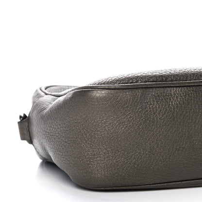 Gucci Metallic Pebbled Calfskin Small Soho Disco Bag Sasso 9 of 11