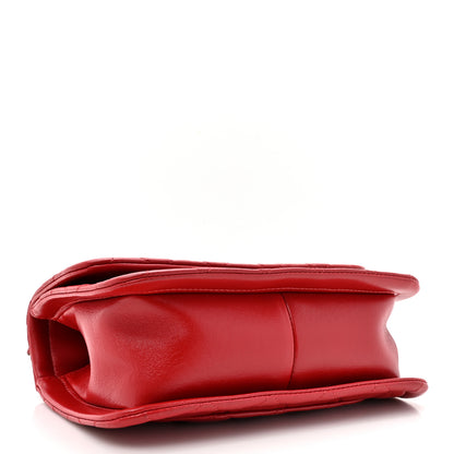 Chanel Shiny Lambskin Quilted Mini Flap Red 4 of 11