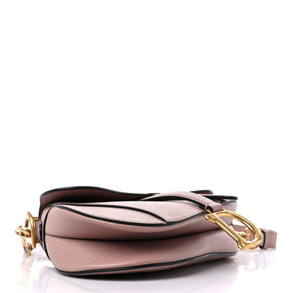 Christian Dior Grained Calfskin Saddle Bag With Strap Blush 4 of 9