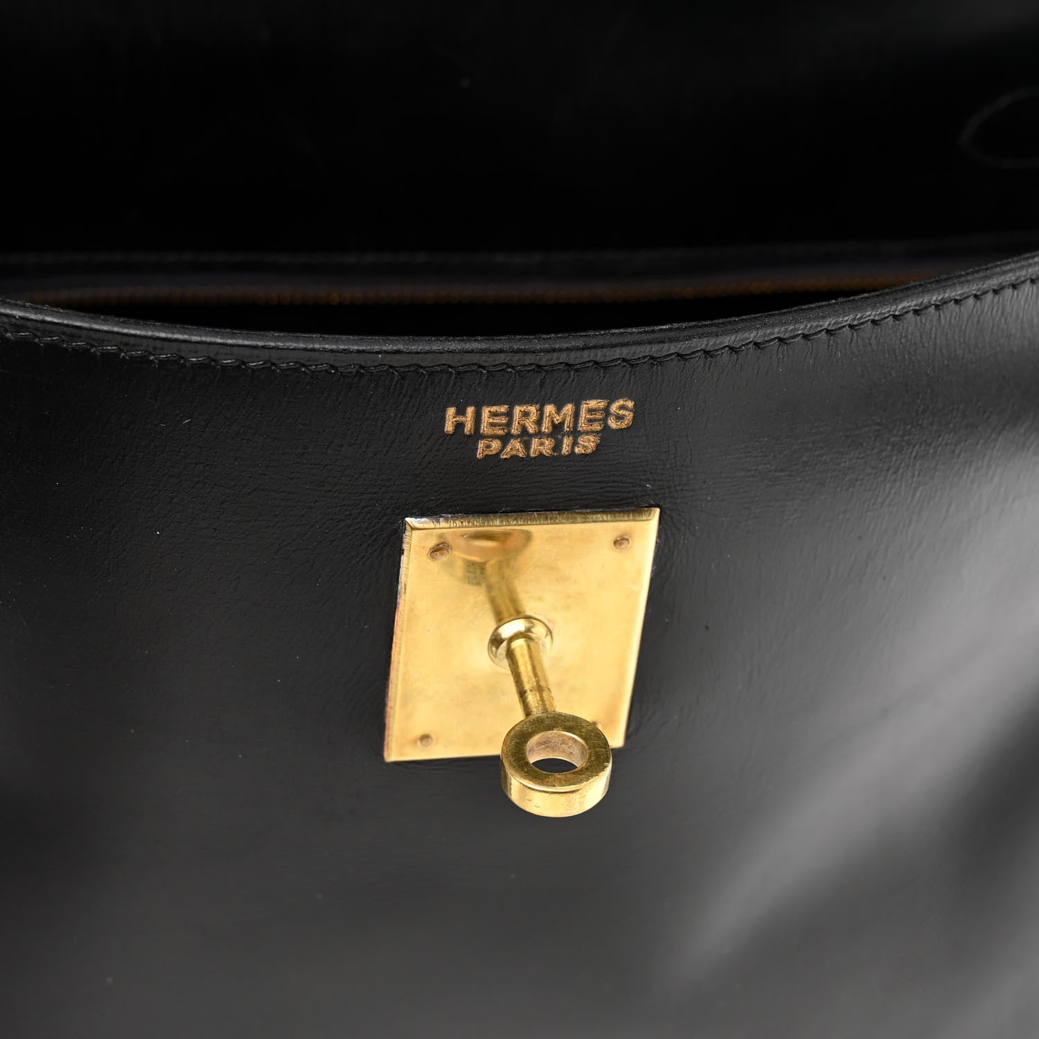 Hermes Box Kelly Retourne 32 Black 6 of 19