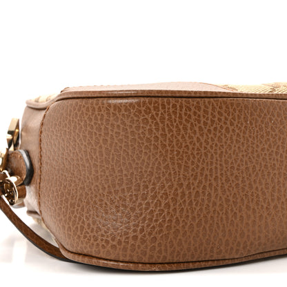 Gucci Monogram Mini Bree Messenger Bag Beige Tabacco 17 of 19