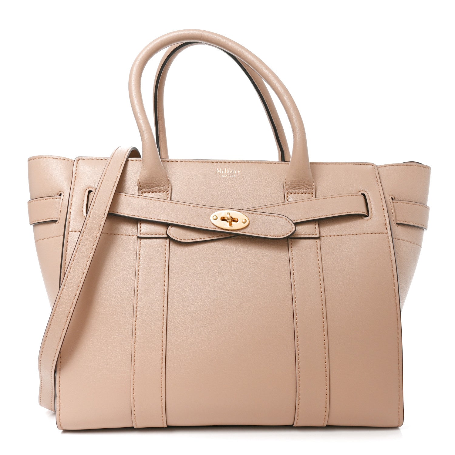 Mulberry Silky Calf Small Zipped Bayswater Rosewater 1 of 9