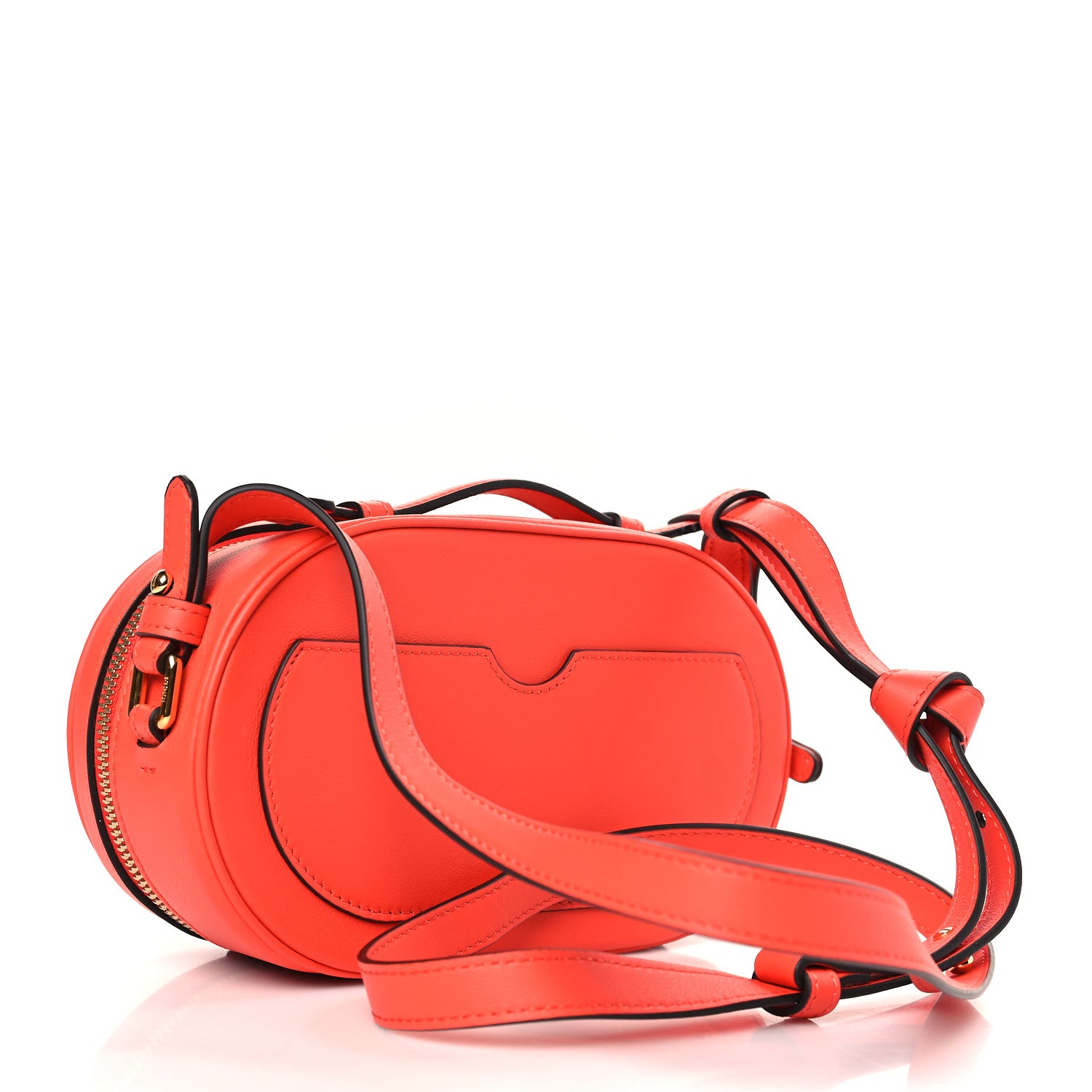 Fendi Vitello Grace Camoscio O'Lock Mini Camera Case Tulipano 3 of 10