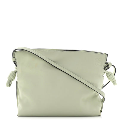 Loewe Calfskin Mini Flamenco Knot Clutch Light Celadon 1 of 9