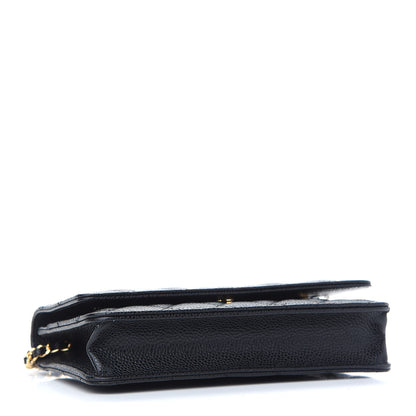 Chanel Caviar Quilted Wallet On Chain WOC Black 3 of 9