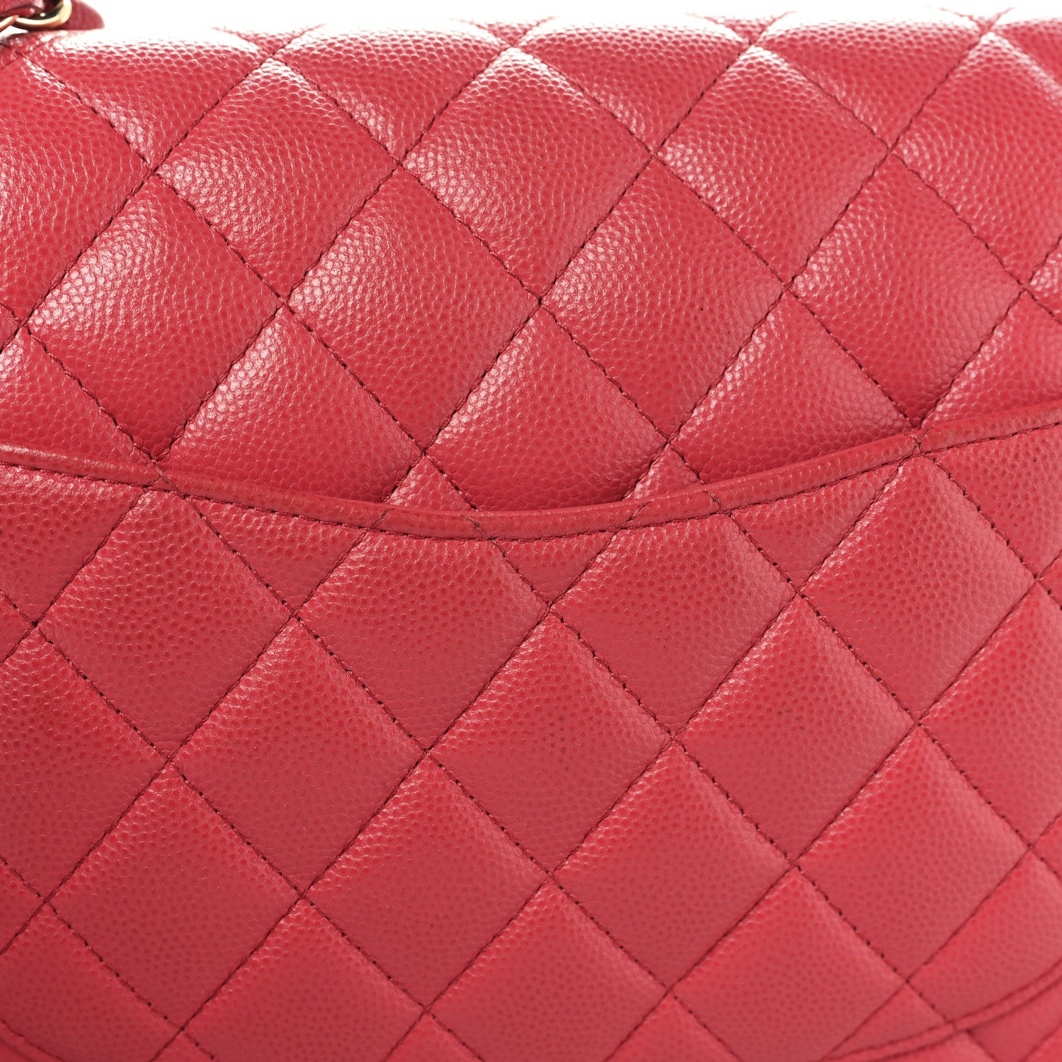 Chanel Caviar Quilted Medium Double Flap Pink 13 of 13