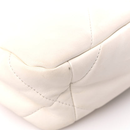 Chanel Lambskin Quilted Medium Chanel 19 Flap White 10 of 13