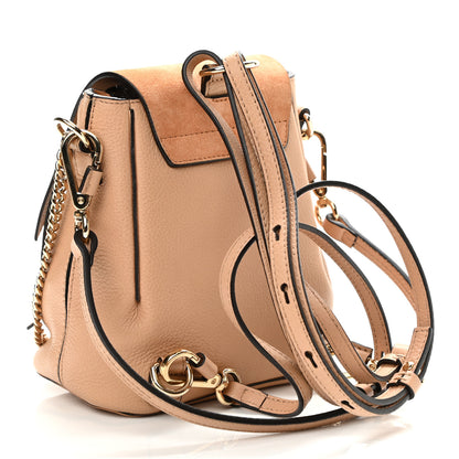 Chloe Suede Calfskin Mini Faye Backpack Blush Nude 3 of 12