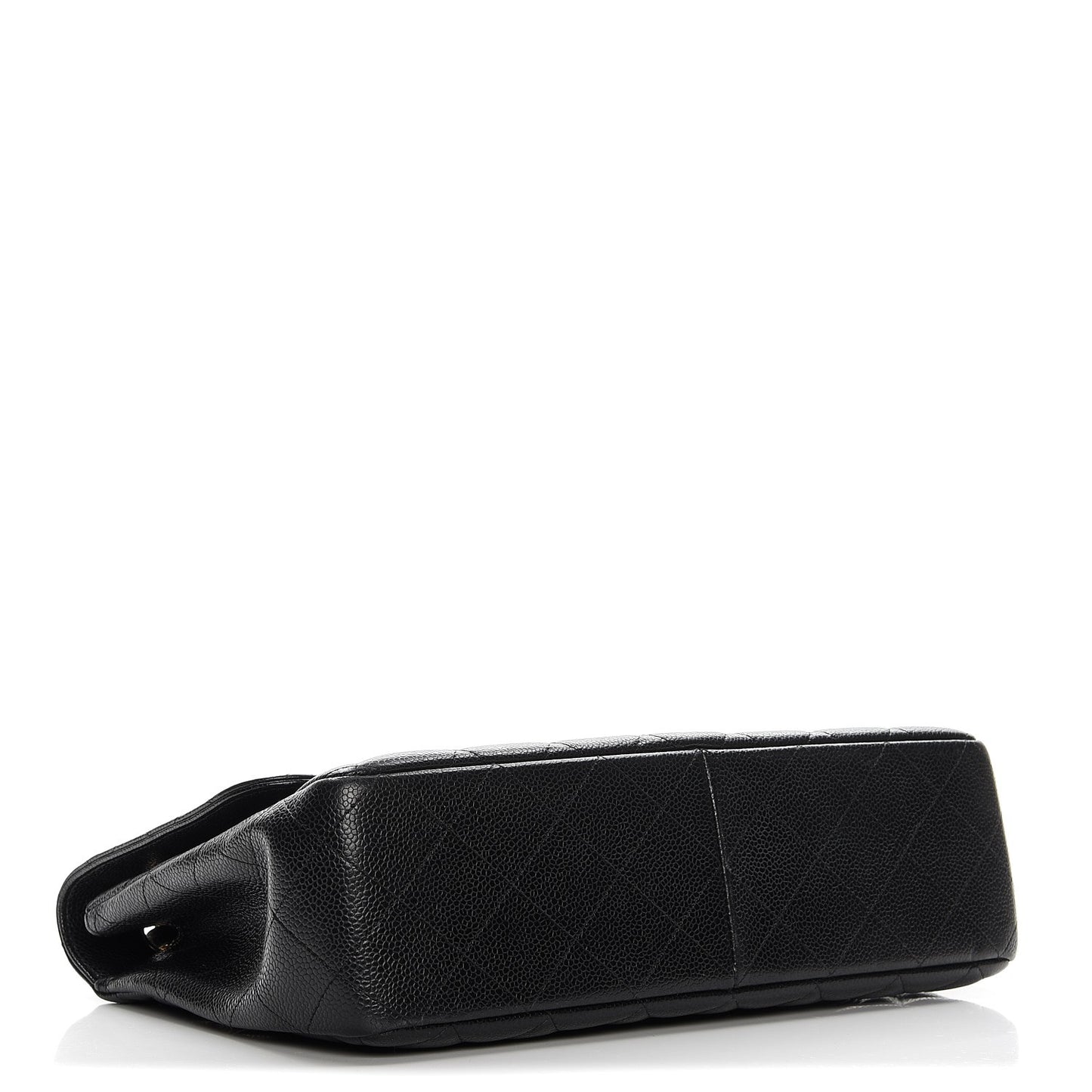 Caviar Quilted Jumbo Single Flap Black