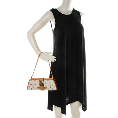 Louis Vuitton Monogram Multicolor Shirley White 2 of 7
