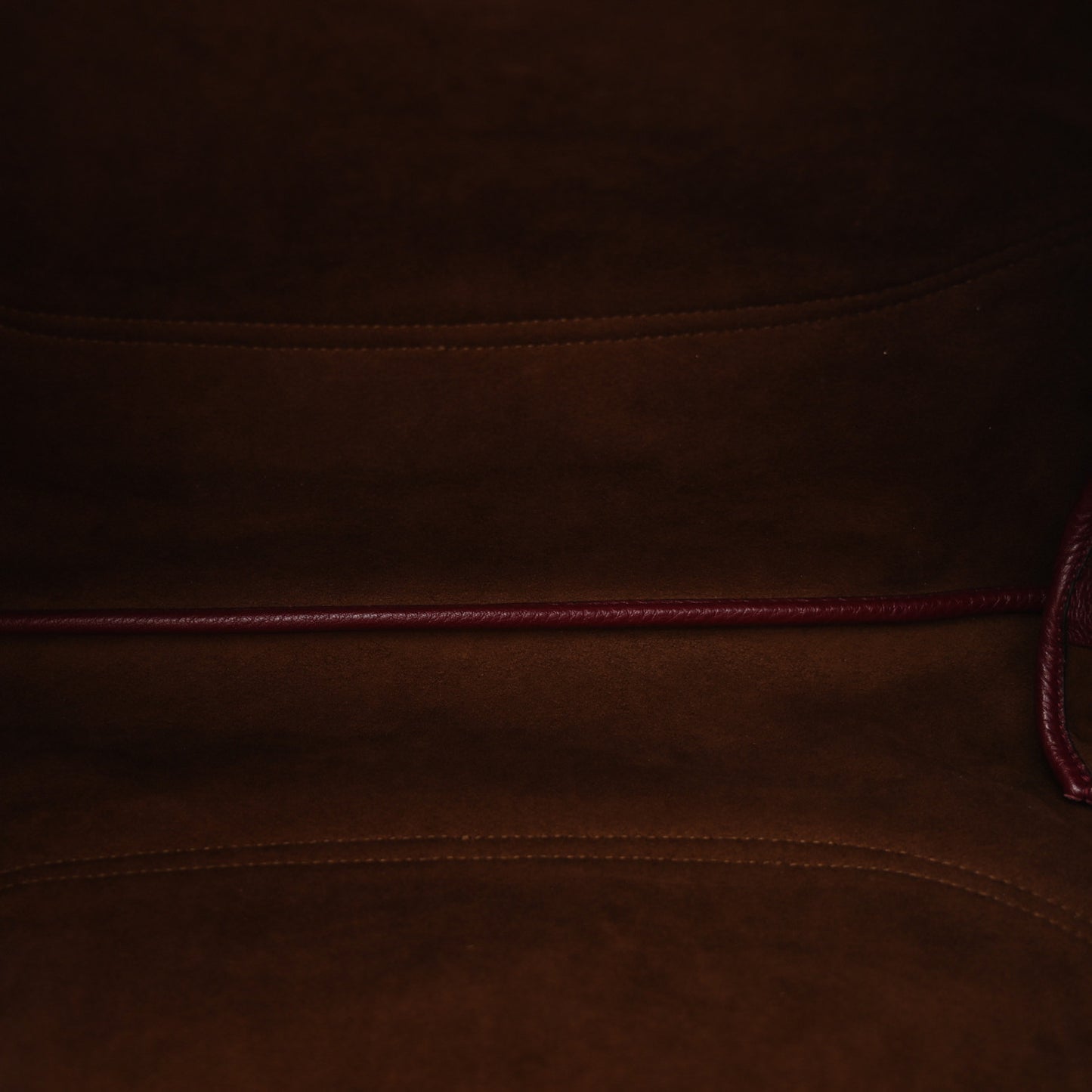 Grained Calfskin Softbit Maxi Shoulder Bag Rosso Ancora Red