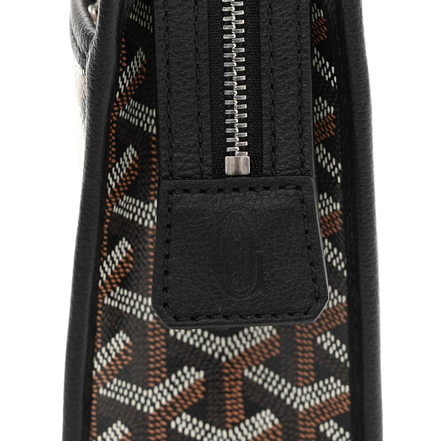 Goyardine Jouvence MM Toiletry Pouch Black