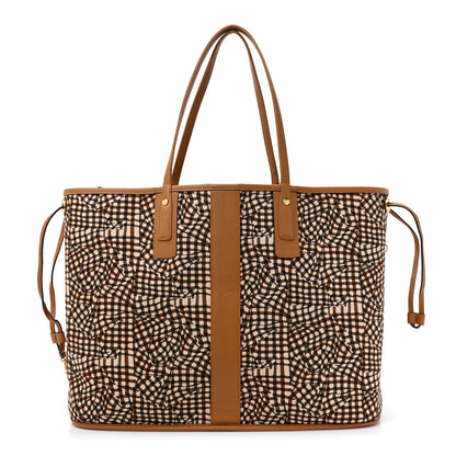 MCM Visetos Large Liz Reversible Shopper Tote Cognac 4 of 19